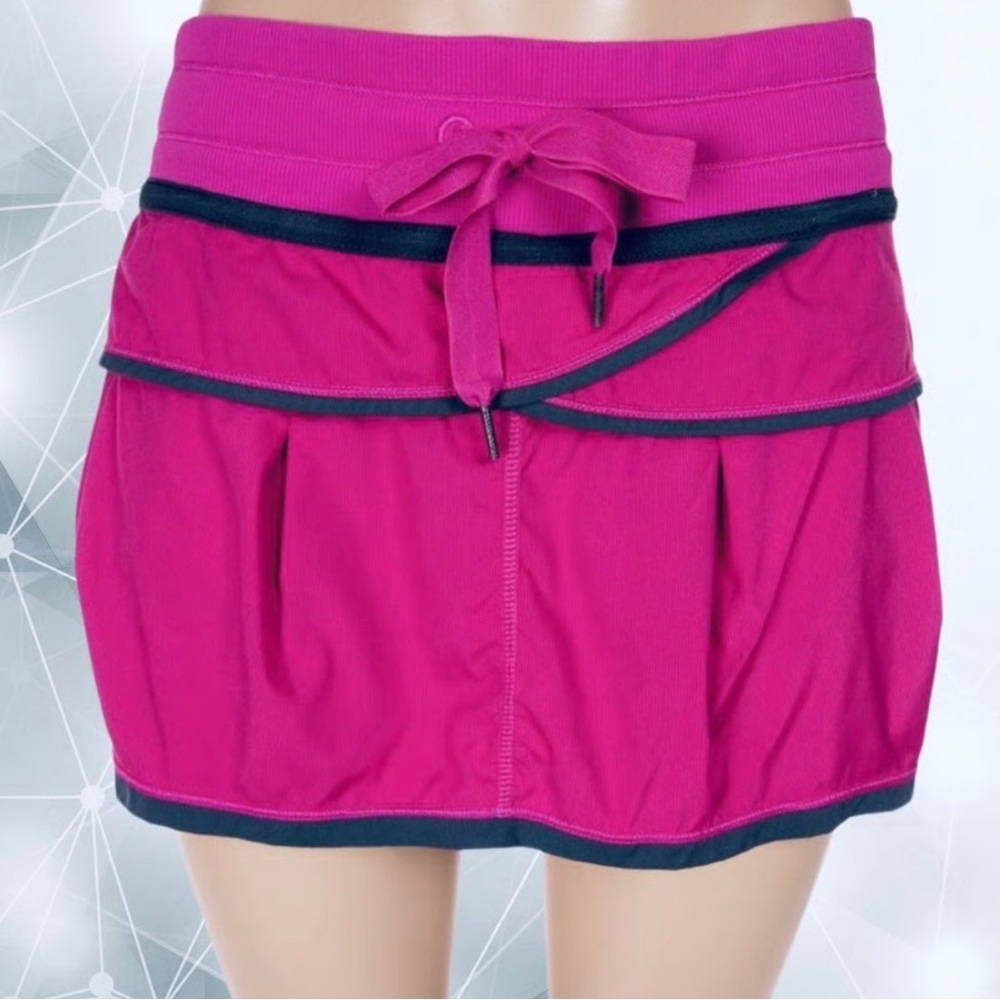 Lululemon 6 Personal Best Skirt Senorita Pink Hot Pink